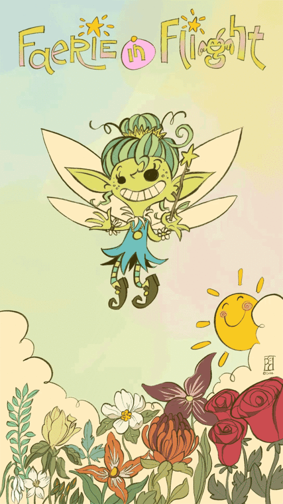 Faerie in flight animation