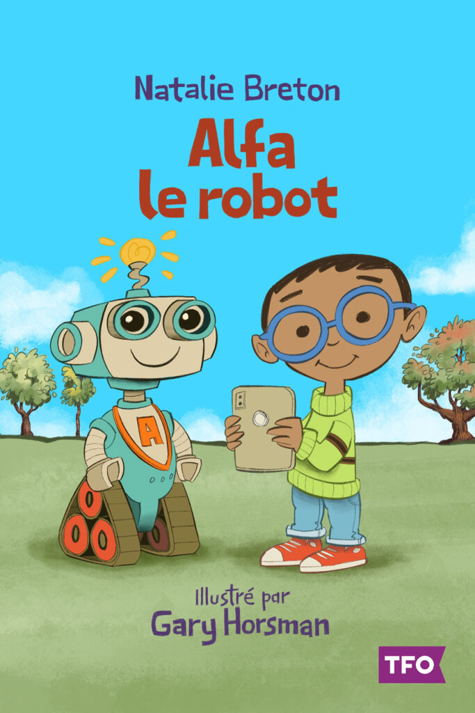 Alfa le robot digital children’s book cover