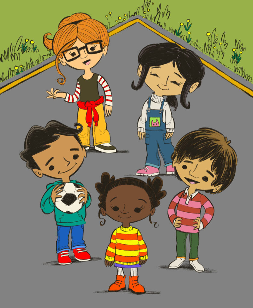 Momo et Mayité à l’école kids