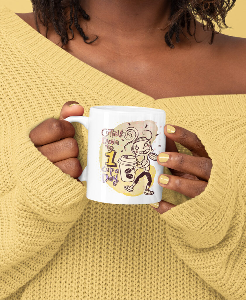 Miami Ladies Jogging Club 1 cup a day mug