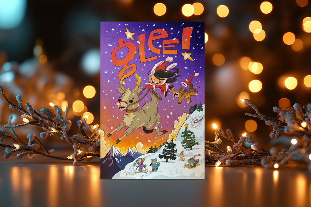 Glee! Christmas Card ©2024