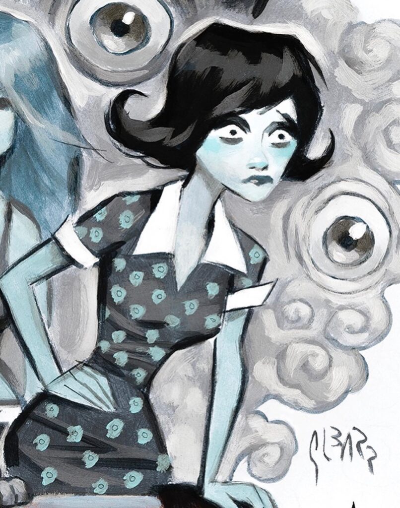 Detail from Brooklyn Dreams, a graphic novel illustrated by Glenn Barr