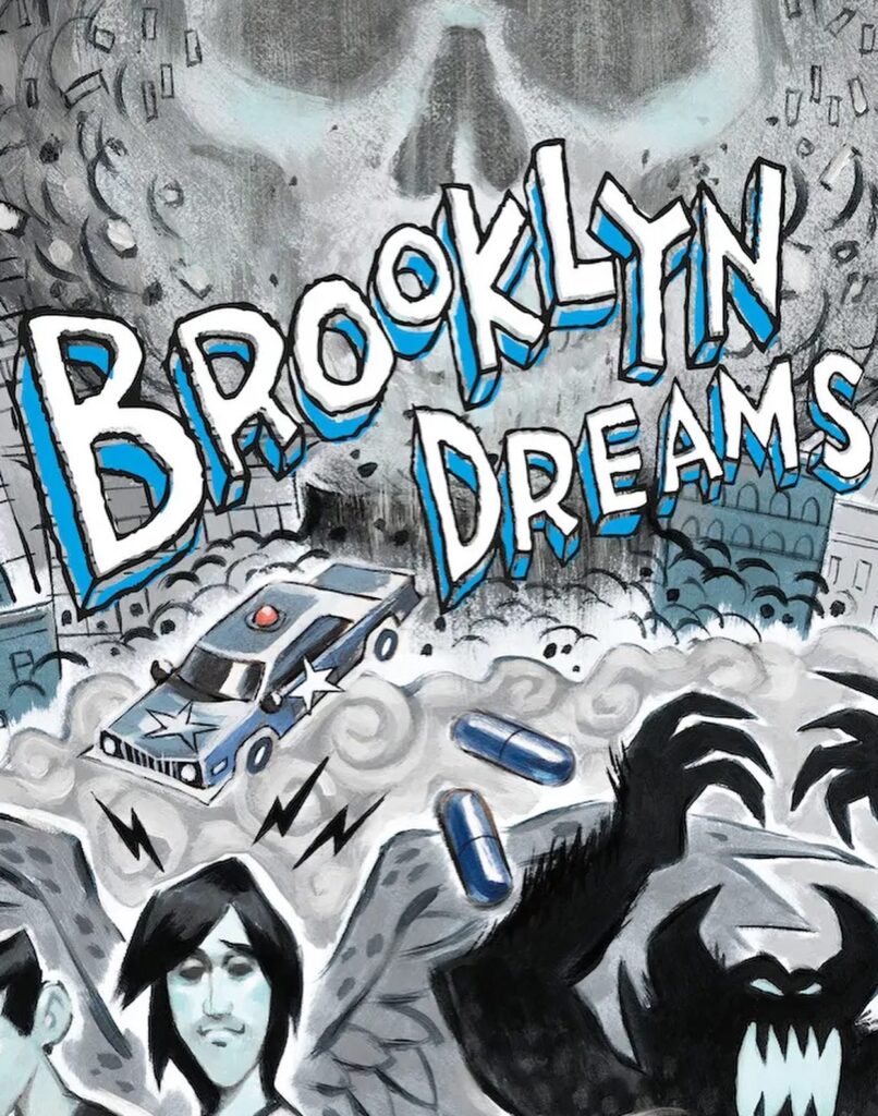 Detail from Brooklyn Dreams, a graphic novel illustrated by Glenn Barr